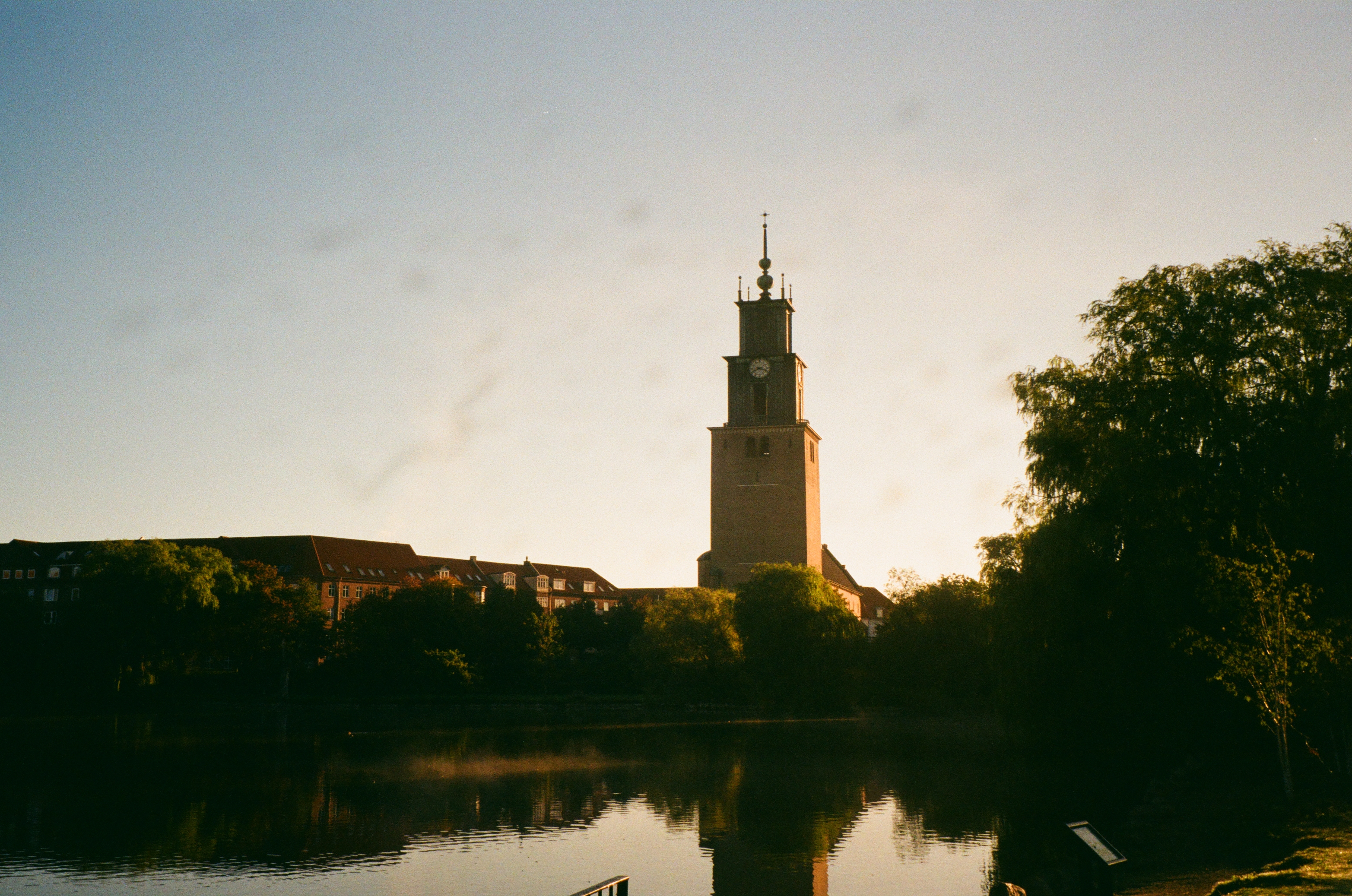Picture of church in the morning